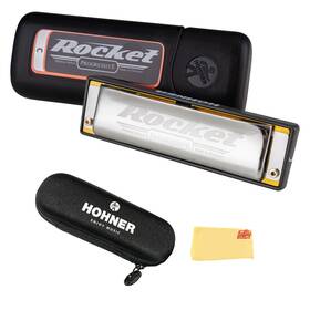 Hohner 840262247573 Progressive Rocket Harmonica - Key Of C With Case