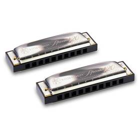 Hohner 888365973449 Progressive Series 560 Special 20 Harmonica 2-pack High G