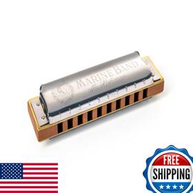 Hohner B0f7mvkwpt Mband C Marine Band Harmonica