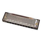 1501 Hohner Blues Band Harmonica Key Of C Stainless Steel