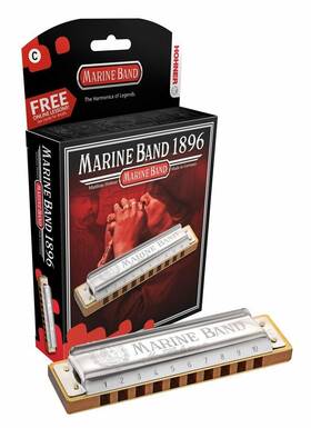 1896bxm Hohner Harmonica Marine Band Classic 1896 - Free Us Shipping