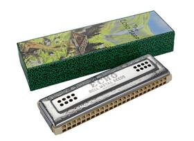 Echo56 Hohner Harmonica Echo 56-96 Double Sided Tremolo C/g - Free Us Shipping