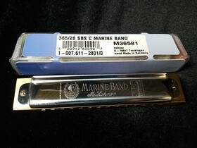 M36581 Hohner Harmonica Marine Band 365/28 Sbs Extended Bending Range Key C -14 Hole