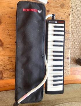 Instructor32 Hohner Instructor 32 Melodica-with Case Tube Mouthpiece-preowned-works Perfect
