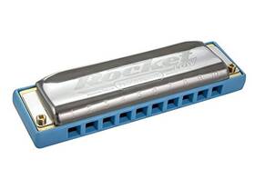 M201614x-lef Hohner Rocket Low Harmonica - Key Of E Flat