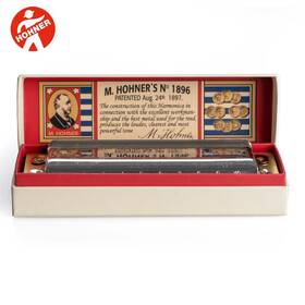 M202199 Hohner 125th Anniversary Edition 1896 Marine Band Key Of C Harmonica