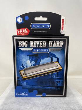 M590126x Hohner Big River Harp Harmonica Ms-series In Key Of B