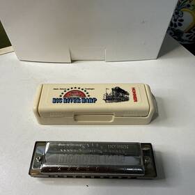 M590166 Hohner 590 Big River Harp Harmonica - Key Of Low F Made In Germany