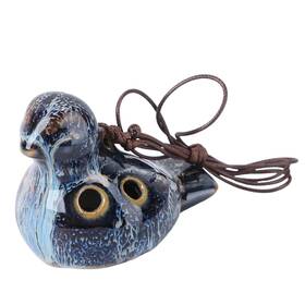 Holibanna 738714264875 6 Holes Ocarina Bird Shape Ceramic Portable Music Instrument