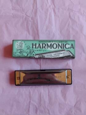 House Of Marbles 014631003137 Adventurers Campfire Harmonica In The Key C England