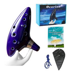 Hzexun 006865182146 Ocarina Of Time 12 Hole Alto C Instrument With Getting Started Guide