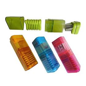 402.11.21 International Arrivals Company Kum Correc-tri M1 Metal Triangular Sharpener And Eraser Colors Vary