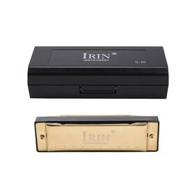 Harp1548 Irin 713254540906 10 Holes 20 Tone G Key Harmonica Blues Musical Instrument Diatonic