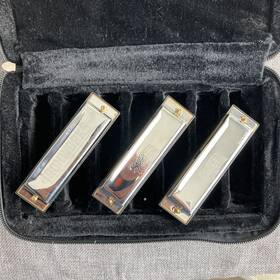 Sc102bc Ironworks Silver Creek Harmonica Set Of Seven A Bb C D E F G