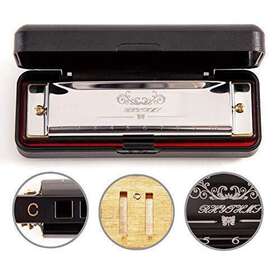 Jieshiling 602105809283 Jsl Harmonica Standard Diatonic Key Of C 10 Holes 20 Tones Blues Mouth Organ