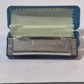 Johnson 840246004680 Blues King Harmonica Bk 520 Bb Single With Case And Care Cloth