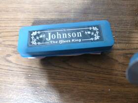 Bk-520-f Johnson Blues King Harmonica Key Of F - Single Harp With Case Bin8