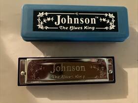 Johnson Bk520d Inch The Blues Kingft Harmonica With Case Musical Instruments Key D