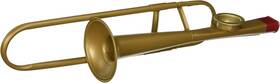 Kazoo 313048634626 Metal Trombone Bb Novelty Instrument Slide Bell 11 Inch Gold Musical Toy