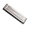 Ke-toy196607011-keybe01565 Kylin Express Blues Hole Key Of Harmonica Practice Silvery Coverplate