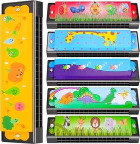 Kfpplxq 313113539559 6 Styles Harmonica For Kids Lightweight Harmonicas With Double Row Of 16 Holes