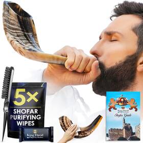 E3-s325-5lgs King David Shofars Shofar Horn Instrument Ram Angels Musical 18-20 Full Set