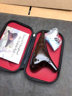 Kmise 634458410083 Ocarina 12 Hole With Case New Free Shipping Please See Pictures