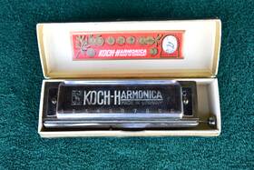Koch 980/40m Vintage Chromatic Harmonica Key Of C Orig. Box 980/40 M - Germany