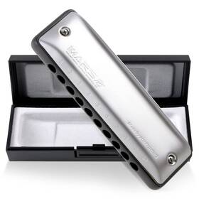 Kongsheng 733805258108 Mars Harmonica 10 Hole Blues Harp Diatonic Mouth Oragn Key Of Bb Wi