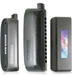 Kb-12 Kongsheng Chromatic Modern Harmonica Key Of C For Beginners And Pro Grey