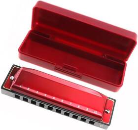 Lanheshi 726084528451 10 Holes Harmonica Diatonic Harp Mouth Organ Reed Musical Instrument Stainless S