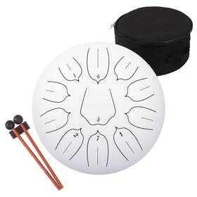 Drum-quan-2022 Lomuty Steel Tongue Drum 12 Inch 11 Notes For Adults - Ethereal Metal Instrument