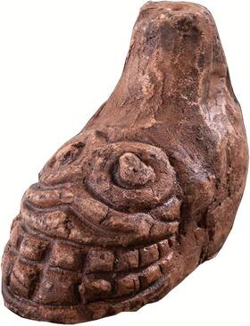 To125 Luasoyer Aa003 Aztec Death Whistle Up Decibels Loud Real Screaming Light Gray