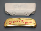 M250301ce Hohner Comet Harmonica Key Of Made In Germany Hole Gold