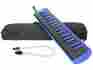 M37-eva-bl D Luca Dluca Blue 37 Key Jungle Melodica With Eva Carrying Case 825232521822