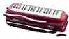 M37-rd D Luca Melodica Pianica Melodion Organ Accordion Mouth Piece Blow Key Board Case Red 805232435725