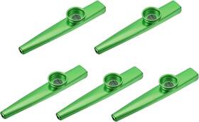 Mea221019ee0644 Meccanixity Kazoo Musical Instrument Aluminum Alloy Green With Flute