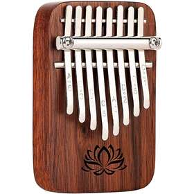 Ka8wn Meinl Used004000 8 Note Solid Lotus Kalimba Walnut Ln