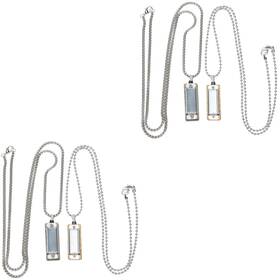 W9hg1389k08nn5cyc Milisten 4 Pcs Chain Cute Instrument For With Kids Beginners Delicate Hole Necklace Or