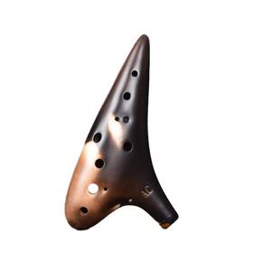 Moonangel B06y3stqtg Strawfired Burning Ocarina Brushed Matte Ceramic Special Unique