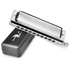 Mus270003 Swan Professional Chromatic Slide Harmonica In Hard Case 6325142237171