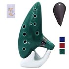 Musi0079 Greententljs Ocarina Instrument Hole Zelda Alto With Songbook Bag Rope