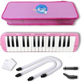 Guanyue-063-fen Music-life 32 Keys Melodica Double Tubes Mouthpiece Air Piano Keyboard With Carrying Bag P