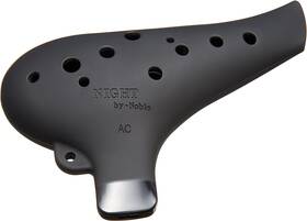 Night 705353735387 By Noble Plastic Ocarina Alto C Tone Black Rubber Finish