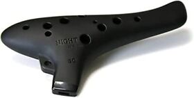 Night By Noble Plastic Ocarina Ac Black New See Description