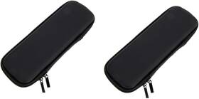 Tmfr3731krc818rkhdh9nzm0a Nulylu 2pcs Portable Eva Harmonica Carry Case Mesh Pocket Compact 21x8cm Black