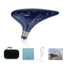 4334440549 Ocarinawind 12 Hole Ocarina From Legend Of Zelda Alto C Dark Blue For Any Level Available