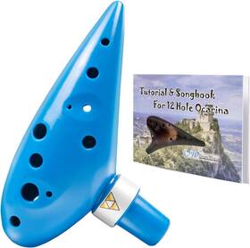 Ocarinawind 445045283217 12 Hole Plastic Alto C Ocarina Unbreakable Gift Idea For Game Fans