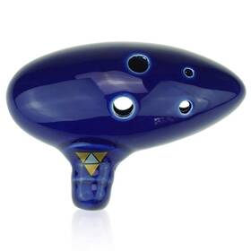 Ocarinawind 612409904003 6 Hole Ocarina Legend Of Zelda Time Replica Blue Christmas Gift I