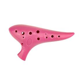 A4-f6 Ocarinawind 612409905727 12-hole Plastic Ocarina Alto C Range Pink